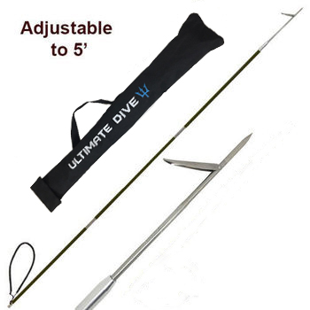 Ultimate Dive パラライザー (カーボン / 3 ポール / 210cm) 手銛/銛/モリ/魚突き/軽量/スピアフィッシング ( Ultimate Dive 銛 魚突き 210cm カーボン セット (2ピース ⁄ 3又 パラ